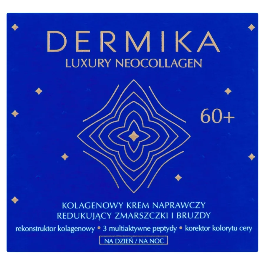obrazek 1 Dermika Luxury Neocollagen Kolagenowy krem naprawczy 60+ na dzień i na noc 50 ml
