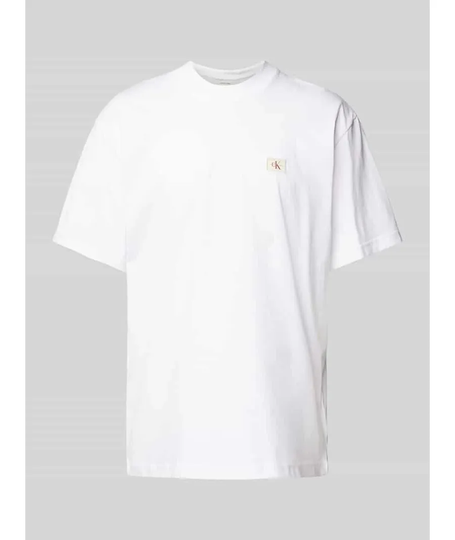 obrazek 1 T-shirt z detalem z logo