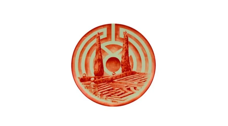 obrazek 1 Oryginalny talerz porcelanowy na chleb lub masło do jadalni