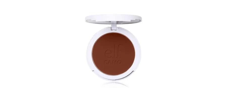 obrazek 1 e.l.f. Cosmetics Camo Powder Foundation Kompaktowy podkład 8 g Deep 560 C