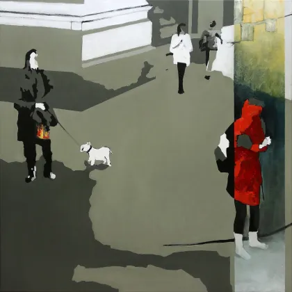 Picture On the pavement - Krzysztof Musiał