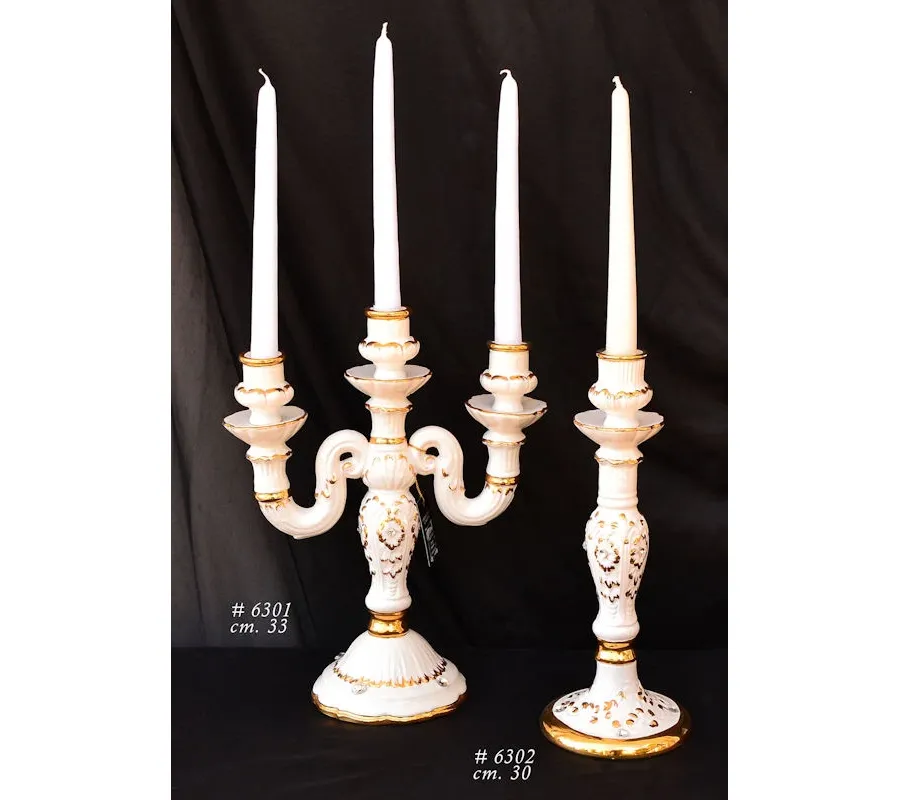 picture 1 Exquisite set of candlesticks made of ceramics
