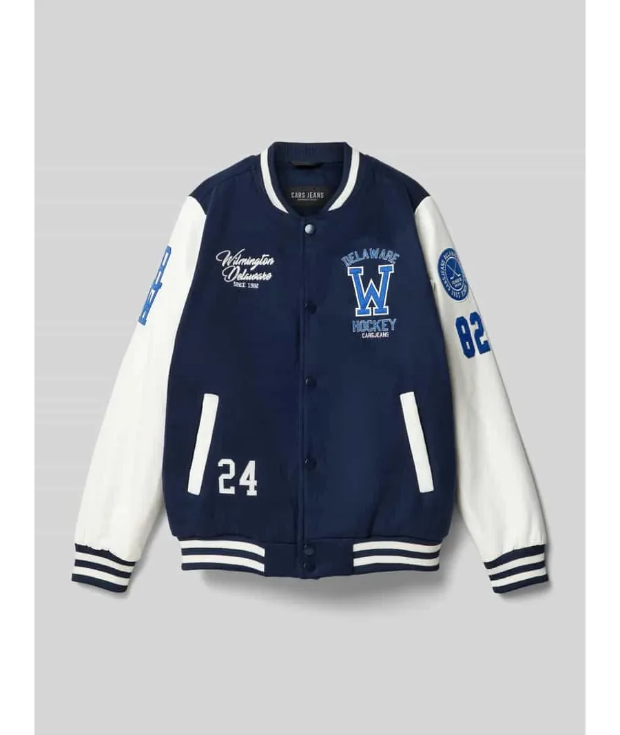 obrazek 1 Kurtka baseballowa z wyhaftowanymi detalami model ‘JUDGE’