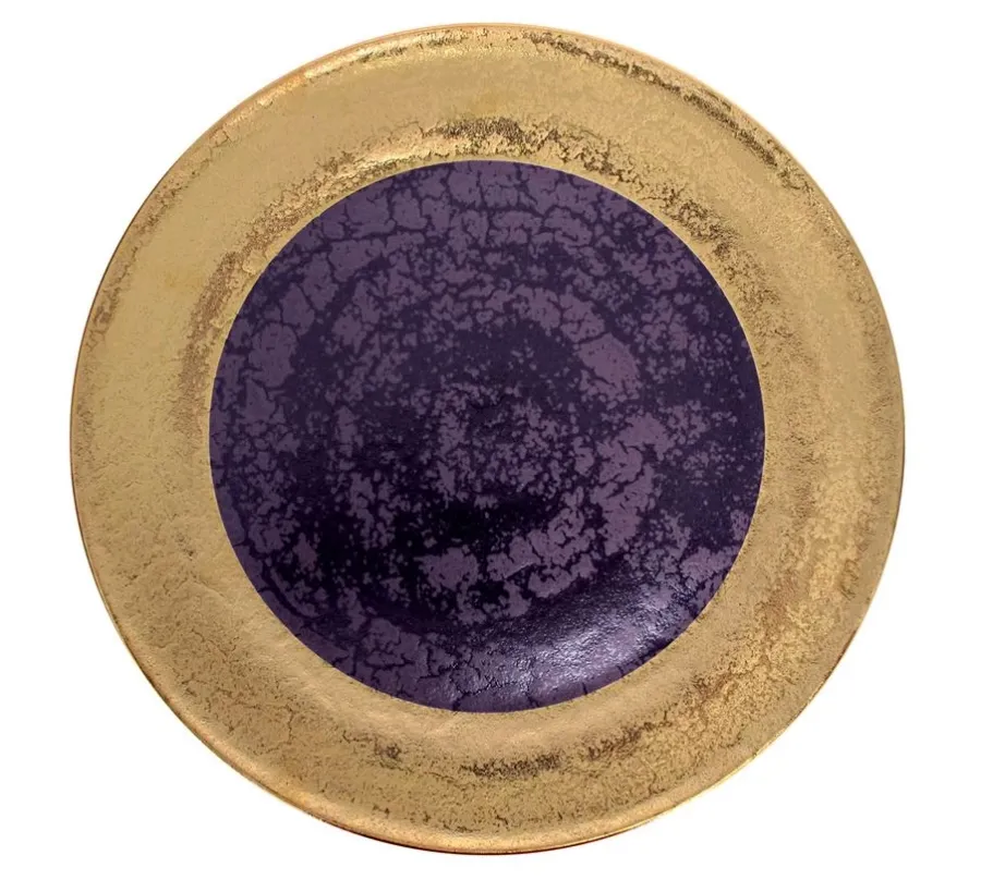 obrazek 1 Luksusowy talerz serwisowy 32 cm Golden Velvet