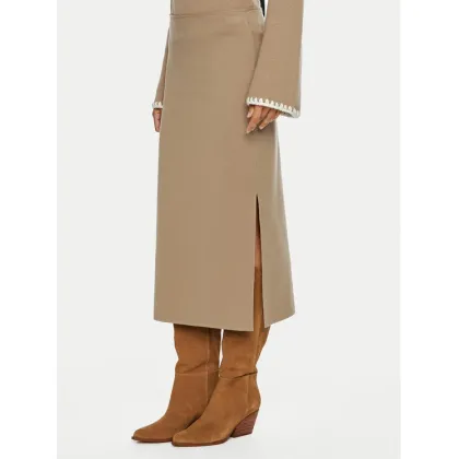 Zdjęcie Luisa Spagnoli Spódnica midi Madis 58456 Beżowy Slim Fit