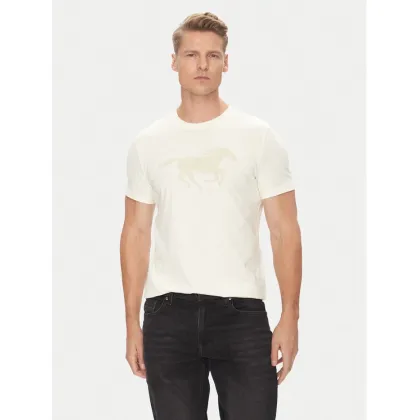 Zdjęcie Mustang T-Shirt Austin 1016483 Beżowy Regular Fit