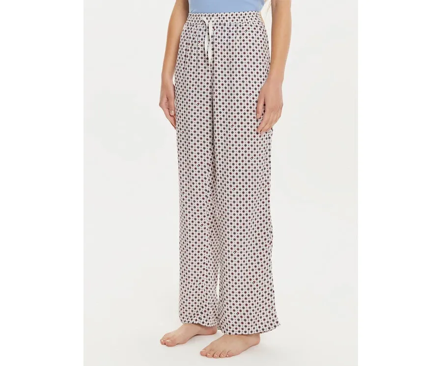 obrazek 1 Tommy Hilfiger Spodnie piżamowe UW0UW05225 Écru Regular Fit