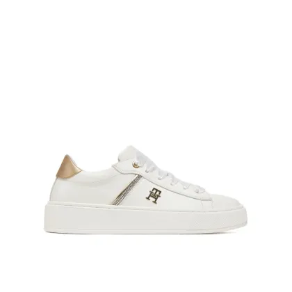 Zdjęcie Tommy Hilfiger Sneakersy Low Cut Lace-Up Sneaker T4A9-33933-0206 S Biały