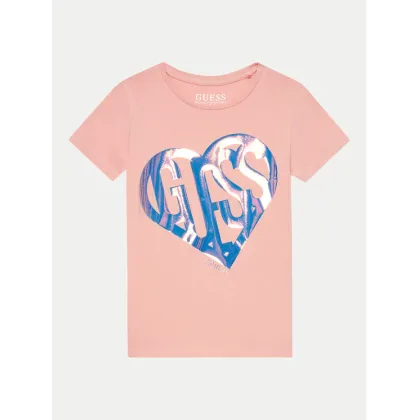 Zdjęcie Guess T-Shirt J4YI42 K6YW4 Różowy Regular Fit