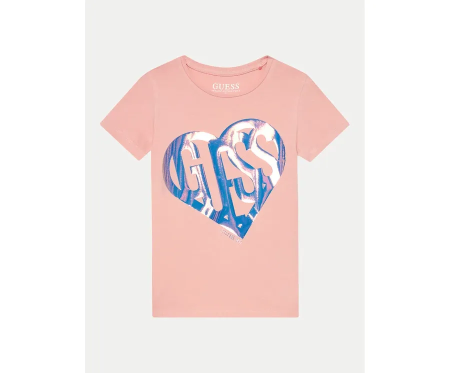 obrazek 1 Guess T-Shirt J4YI42 K6YW4 Różowy Regular Fit