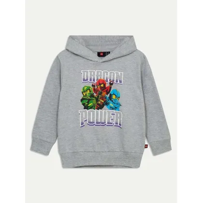 Zdjęcie LEGO Bluza Ninjago 12011409 Szary Relaxed Fit