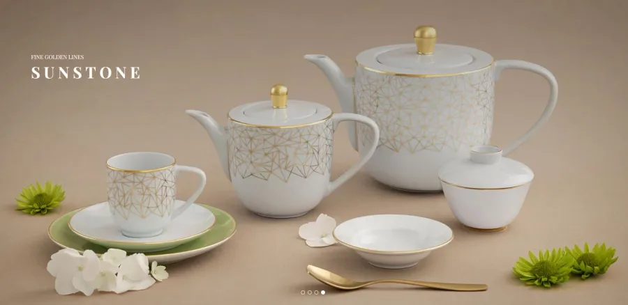 obrazek 4 Bardzo elegancka kremerka wykonana z portugalskiej porcelany