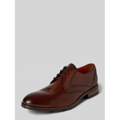 Zdjęcie Buty derby skórzane z detalem z logo model ‘JACKSON’
