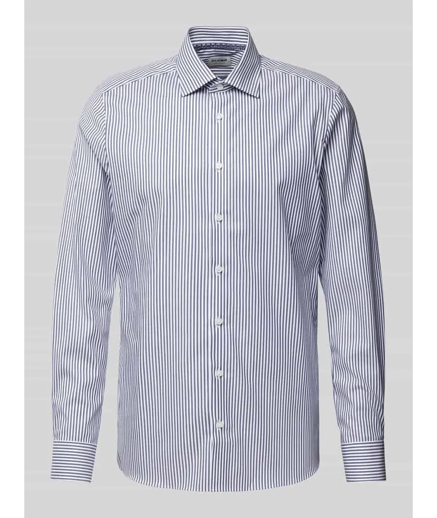 obrazek 1 Koszula biznesowa o kroju slim fit z kołnierzykiem typu kent