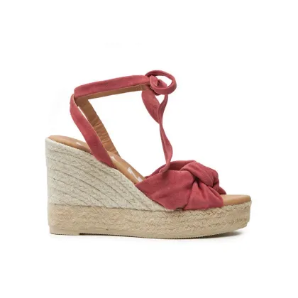 Zdjęcie Manebi Espadryle Hamptons Wedge Espadrilles With Knot W 1.5 WS Bordowy