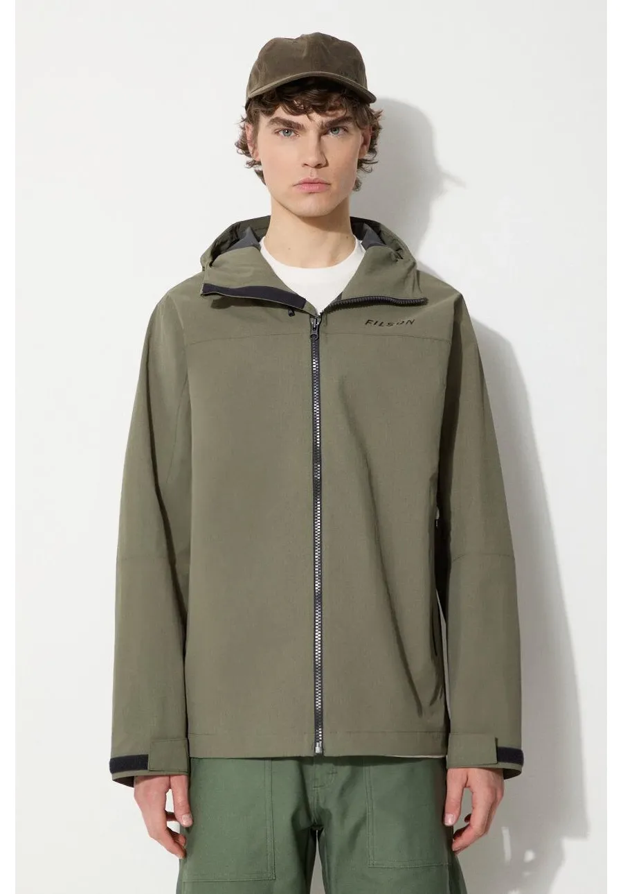 obrazek 1 Filson kurtka Swiftwater Rain Jacket męska kolor zielony przejściowa FMCPS0048