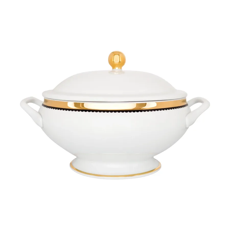 obrazek 1 Prestiżowa waza na zupę z porcelany - Porcel