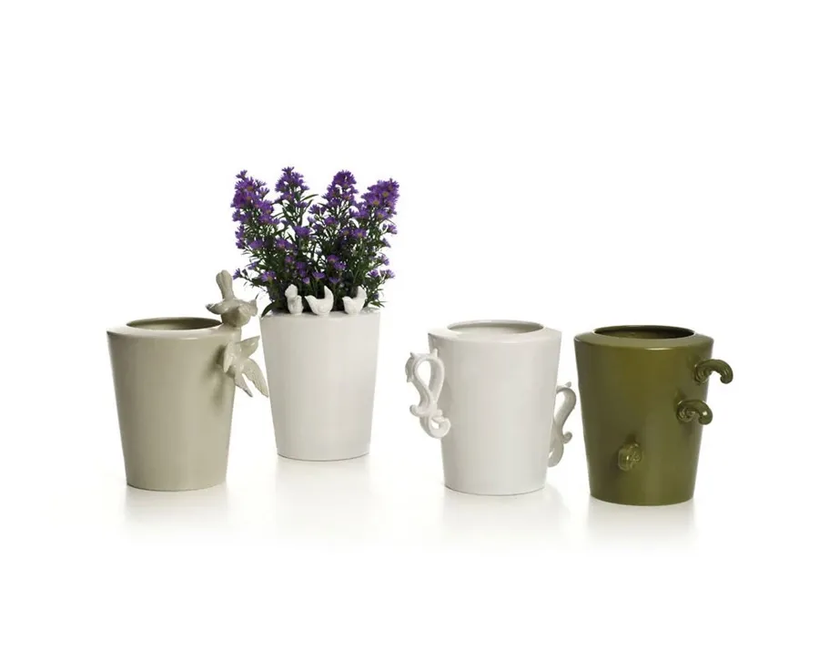 obrazek 5 Mała ceramiczna donica ozdobna do pokoju dziennego