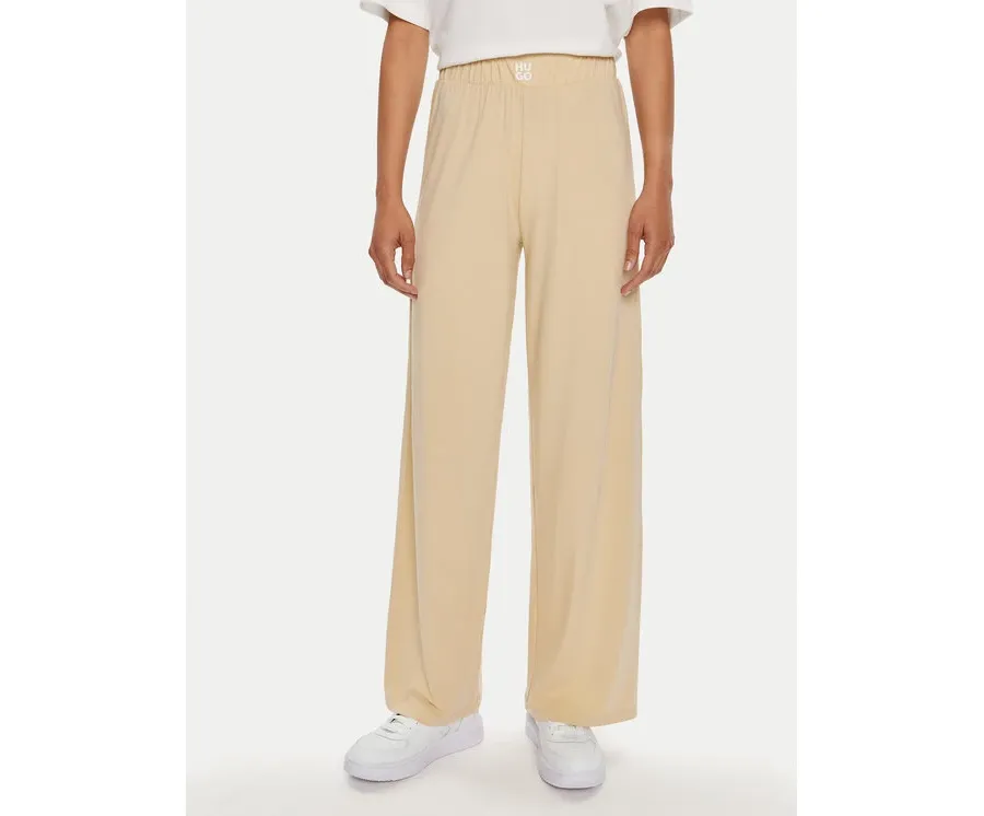 obrazek 1 Hugo Spodnie materiałowe 50514874 Beżowy Regular Fit HUGO