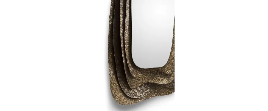 obrazek 3 Designerskie lustro łazienkowe nawiązujące kształtem do japońskiej ostrygi