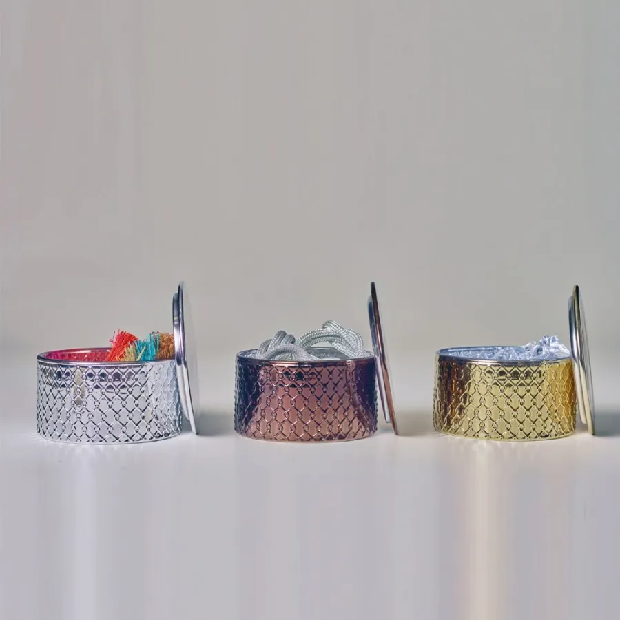 picture 2 Stylish Italian container for small items in silver color - IVV