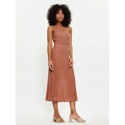 Zdjęcie TWINSET Sukienka letnia 241TT3070 Brązowy Slim Fit