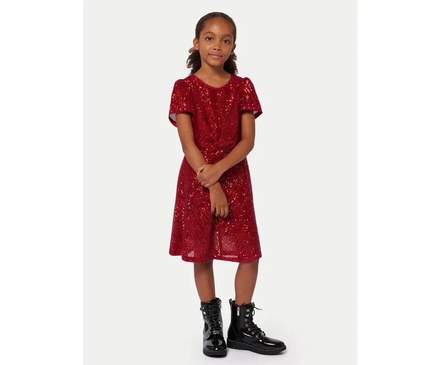 obrazek 1 MICHAEL KORS KIDS Sukienka elegancka R30168 M Czerwony Regular Fit