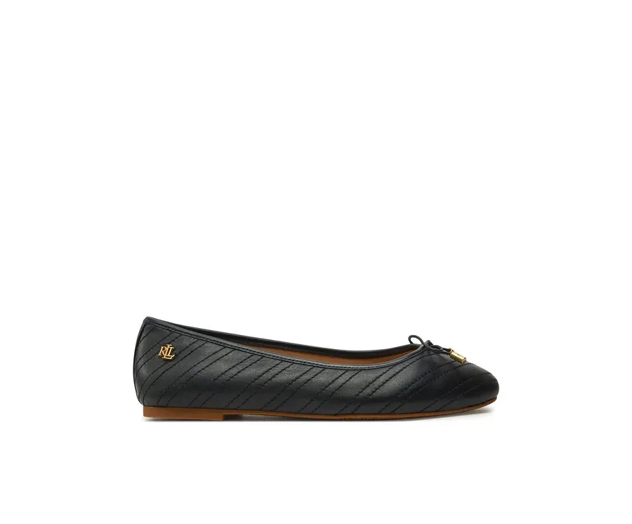 obrazek 1 LAUREN RALPH LAUREN Baleriny Jayna 802951489001 Czarny