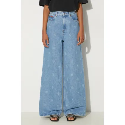 Zdjęcie Martine Rose jeansy Extended Wide Leg Jean damskie kolor niebieski 225WD05508