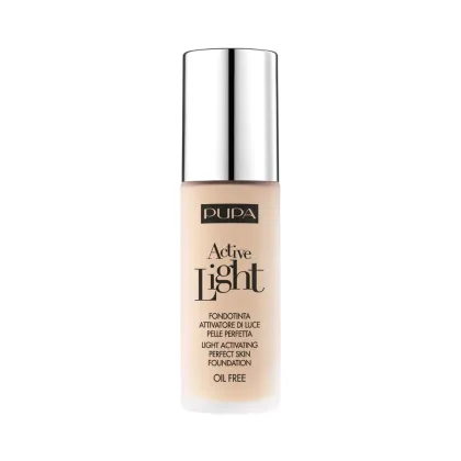 Zdjęcie Pupa Active Light Rozświetlający podkład do twarzy, 10 Porcelain 30 ml