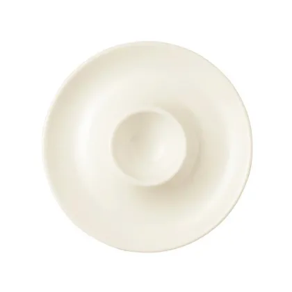 Zdjęcie Stylowy porcelanowy talerzyk na jajko w stylu klasycznym – Tettau