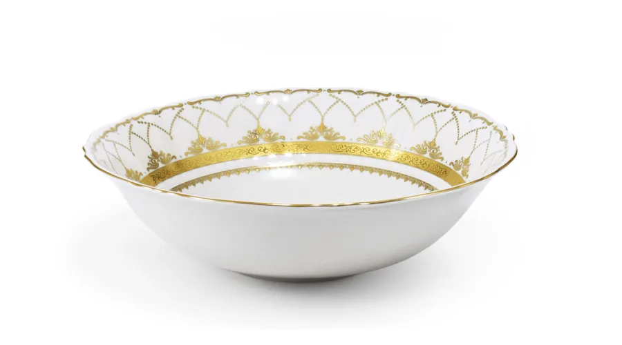 obrazek 6 Piękna stylowa 25-częściowa zastawa obiadowa z porcelany z kolekcji Wedding sonata – Leander