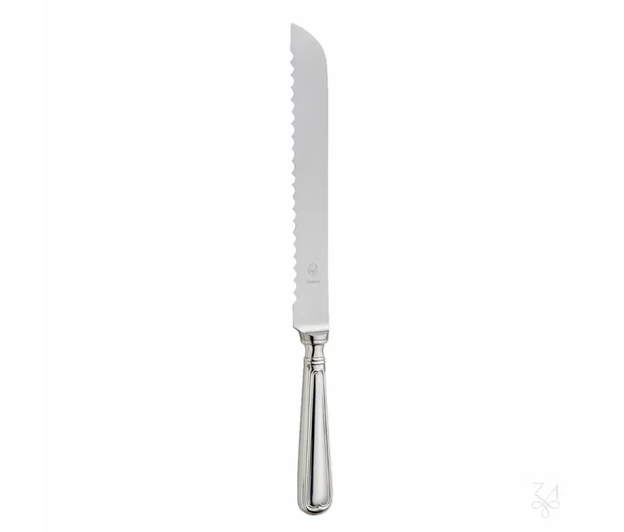 obrazek 1 Stylowy platerowany srebrem nóż do ciasta - Zaramella Argenti