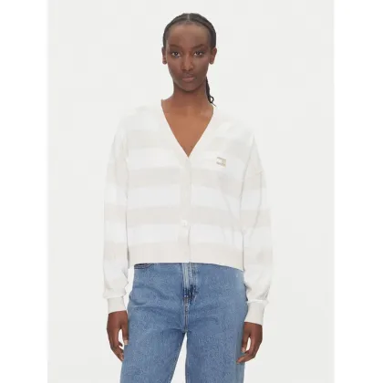 Zdjęcie Tommy Jeans Kardigan DW0DW20968 Beżowy Relaxed Fit