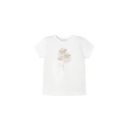 Zdjęcie Mayoral T-Shirt 174 Écru Regular Fit