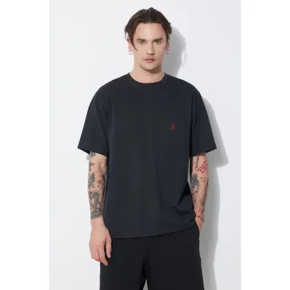 Zdjęcie Gramicci t-shirt bawełniany One Point męski kolor czarny z aplikacją G304.OGJ
