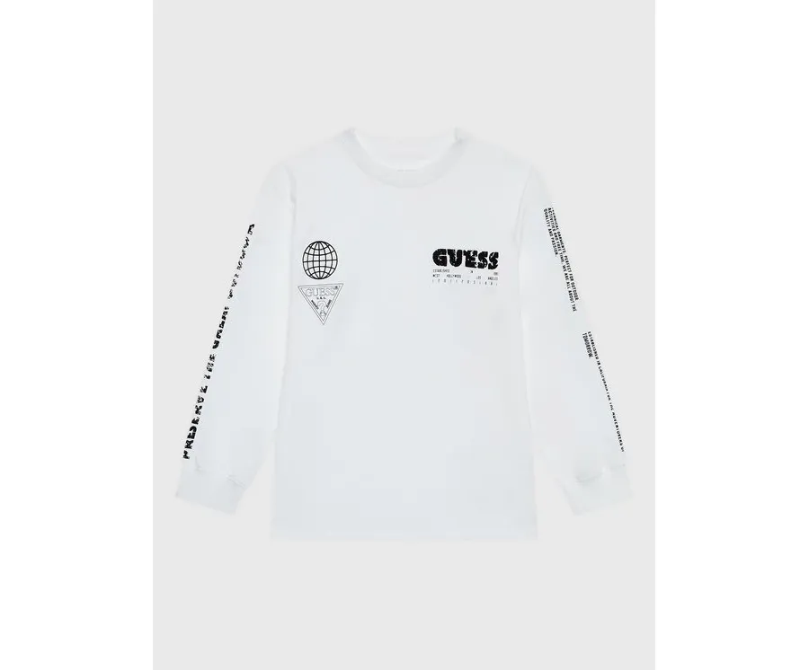obrazek 1 Guess Bluzka L2BI04 I3Z13 Biały Oversize