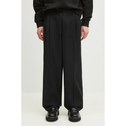Zdjęcie MKI MIYUKI ZOKU spodnie Wide Fit Suit Pants męskie kolor czarny proste WIDE.FIT.SUIT.PANTS..BL