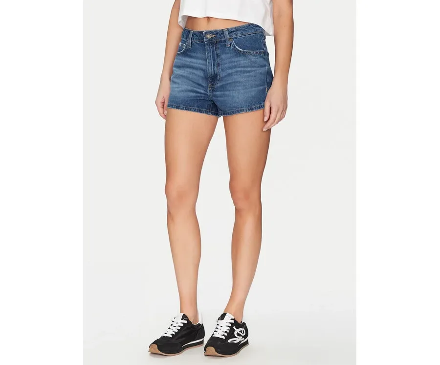obrazek 1 Guess Szorty jeansowe W5GD0Y D5O11 Granatowy Regular Fit