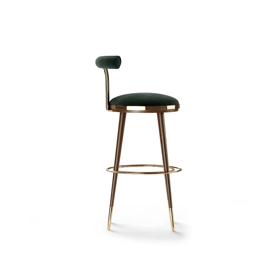 obrazek 3 Eleganckie krzesło barowe vintage