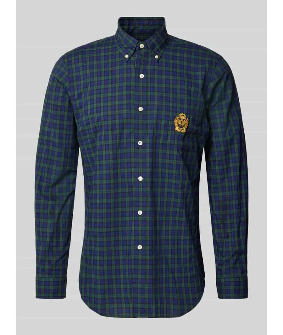 obrazek 1 Koszula casualowa o kroju classic fit z wyhaftowanym logo