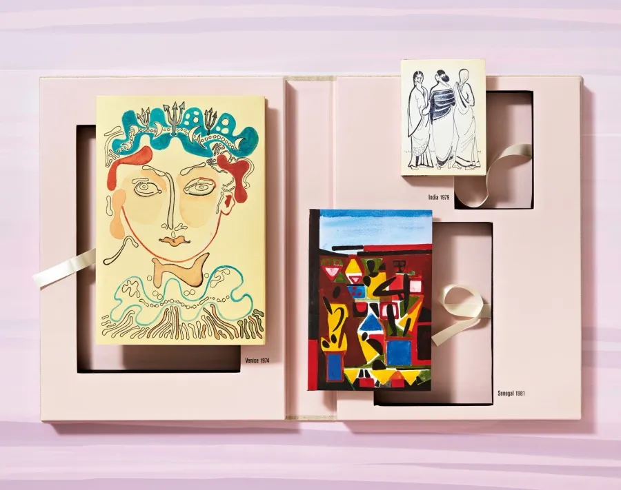 obrazek 2 Książka Françoise Gilot. Three Travel Sketchbooks: Venice, India, Senegal - Taschen