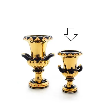 Picture Italian baroque vase made of ceramics - Ceramiche ML