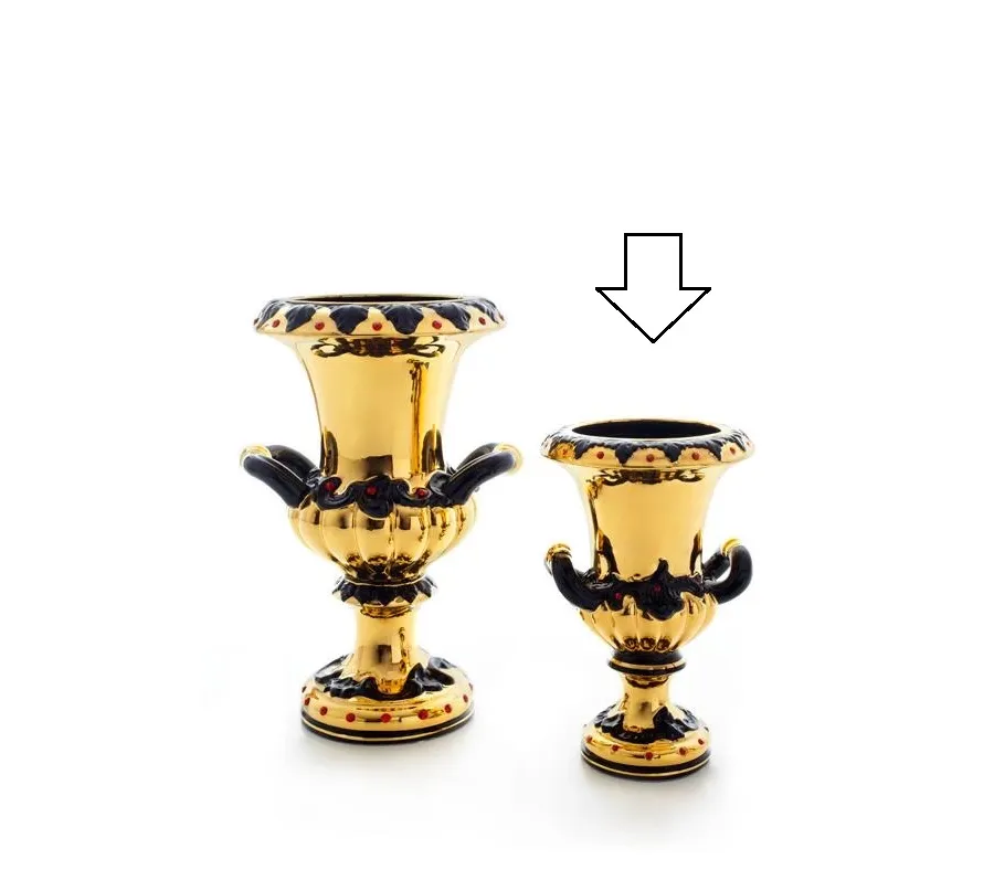 obrazek 1 Włoski barokowy wazon wykonany z ceramiki - Ceramiche ML