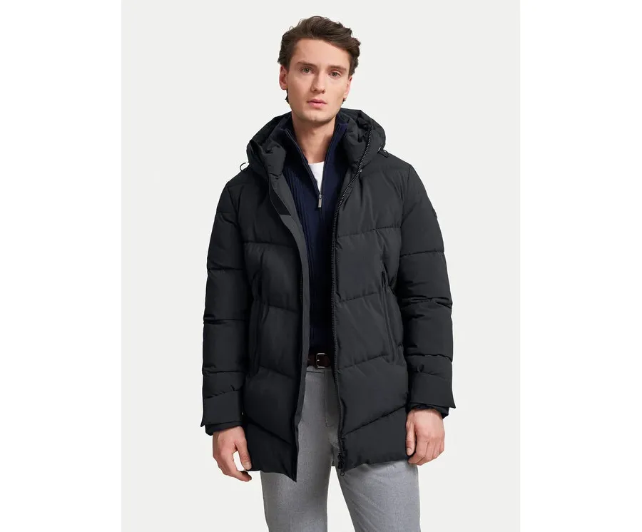 obrazek 1 Bugatti Kurtka zimowa 674813 61034 Granatowy Regular Fit
