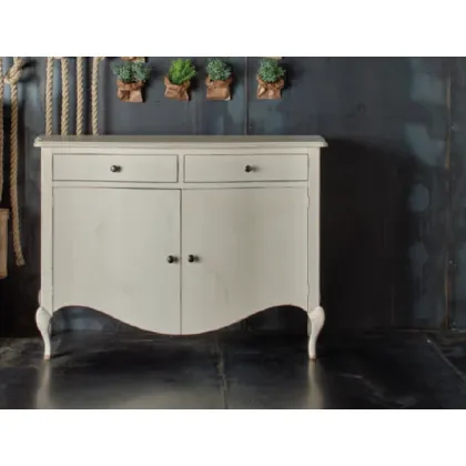 Zdjęcie Piękny kredens profilowany, 2 szuflady, 2 drzwi, 1 stała półka wewnętrzna - Fratelli Mirandola