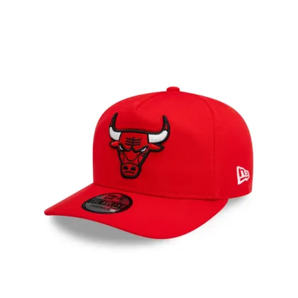 Zdjęcie New Era Czapka z daszkiem Chicago Bulls Washed Precurved Golfer 60595274 Czerwony