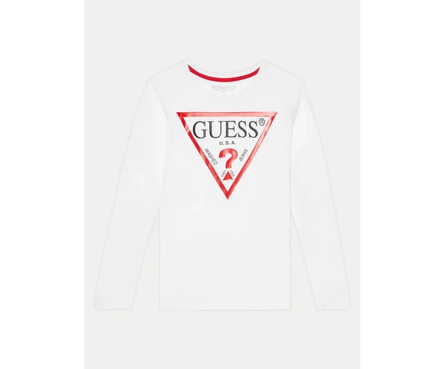 obrazek 1 Guess Bluzka L84I29 K8HM0 Biały Regular Fit
