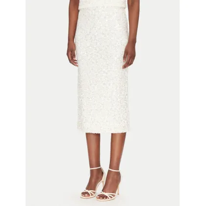 Zdjęcie ViCOLO Spódnica midi TS0397 Biały Regular Fit
