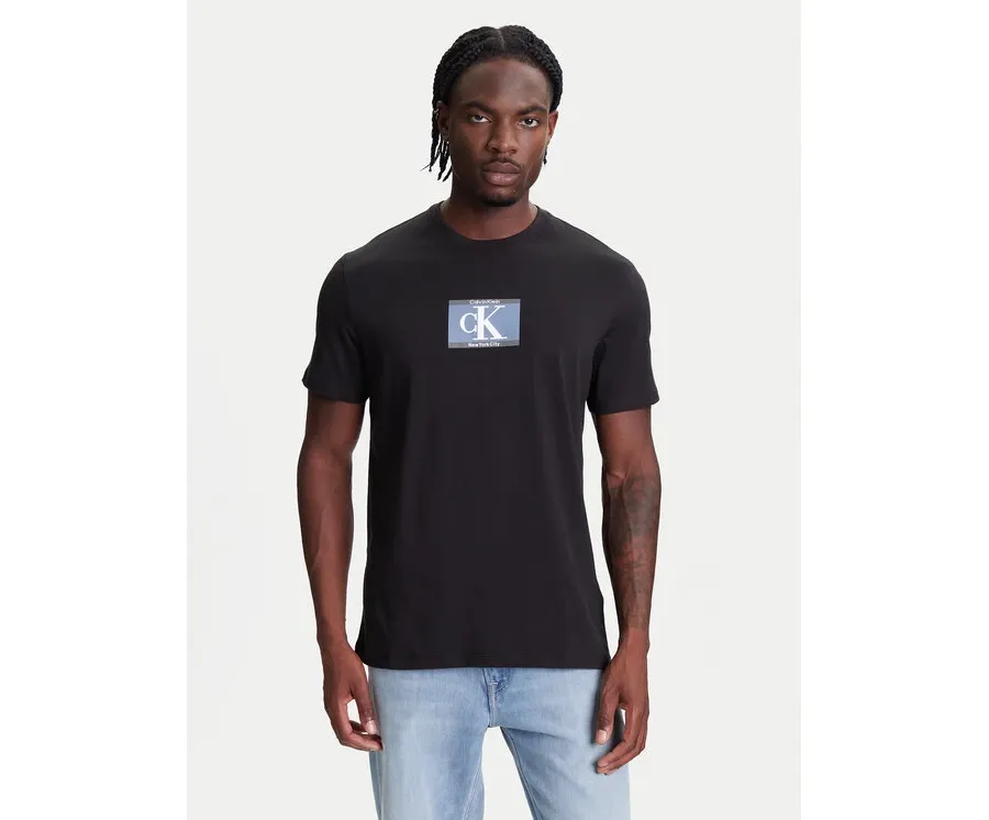 obrazek 1 Calvin Klein T-Shirt Box Tape Graphic LV04RC854G Czarny Regular Fit